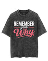 REMEMBER YOUR WHY VINTAGE GYM SHIRT