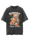 ADORABLY CUTE DEAD INSIDE VINTAGE GYM SHIRT
