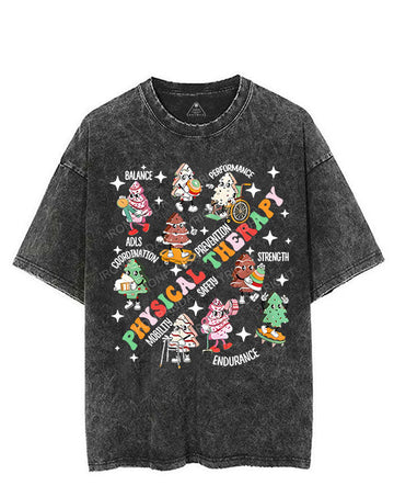 Physical Therapy Christmas VINTAGE GYM SHIRT