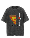 PIZZA CARDIO VINTAGE GYM SHIRT