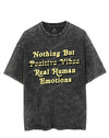 NOTHING BUT REAL HUMAN EMOTIONS VINTAGE GYM SHIRT