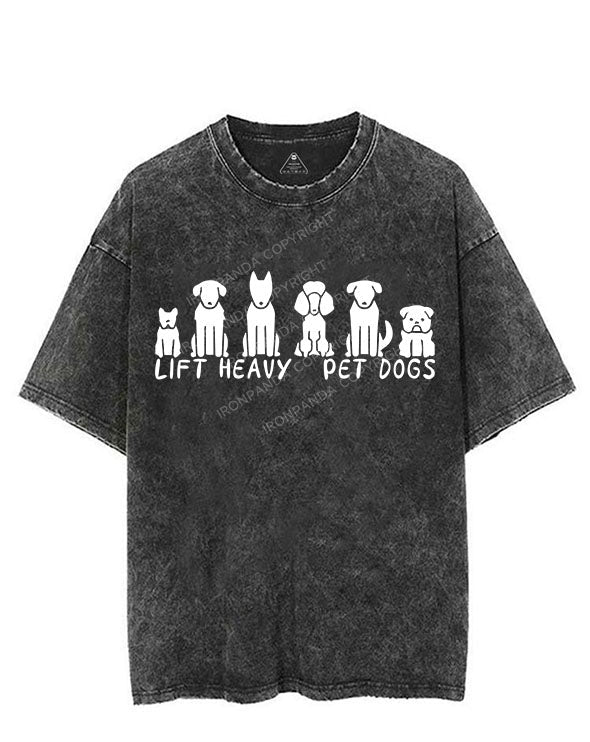 Lift heavy pet dogs Vintage Gym Shirt