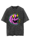 LIGHTNING SKELETON VINTAGE GYM SHIRT