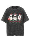 MERRY AND BRIGHT CHRISTMAS GHOST VINTAGE GYM SHIRT
