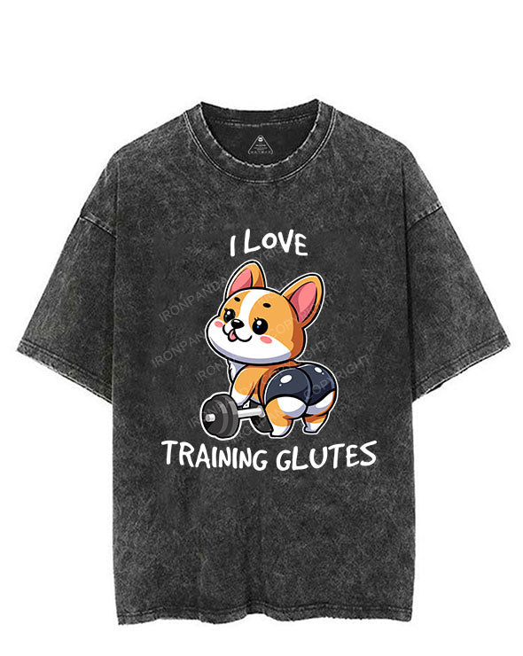I love training Glutes Vintage Gym Shirt