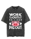 WORK OUT SO I CAN PIG OUT VINTAGE GYM SHIRT