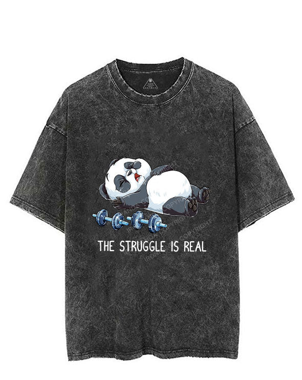 THE STRUGGLE IS REAL Vintage Gym Shirt