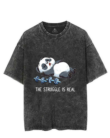 THE STRUGGLE IS REAL Vintage Gym Shirt