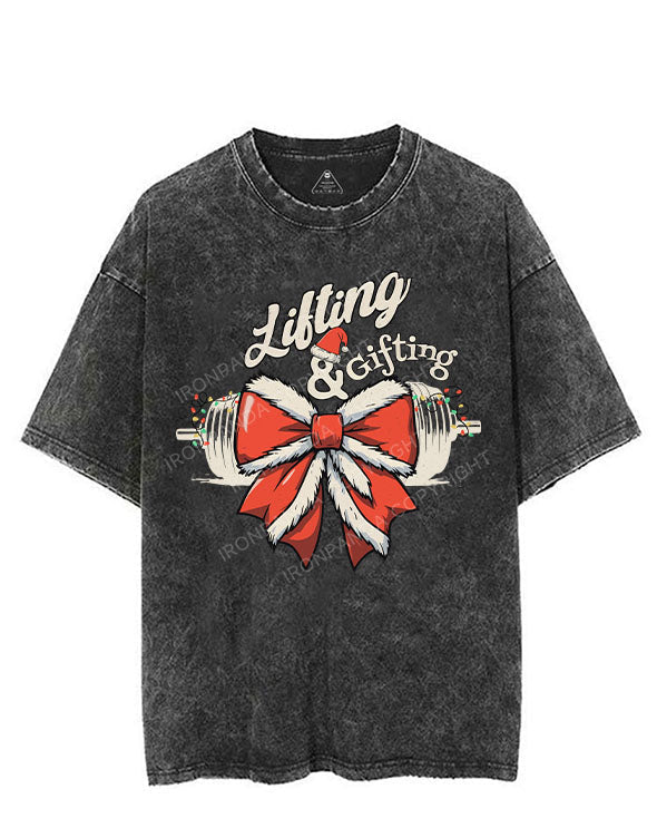 LIFTING & GIFTING VINTAGE GYM SHIRT