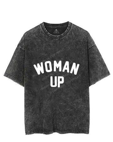 Woman Up Vintage Gym Shirt