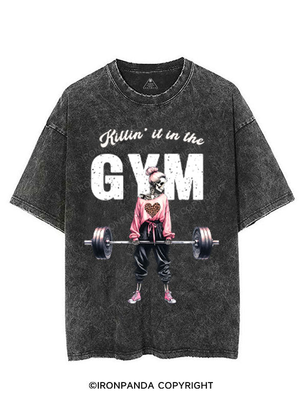 Killin’ it in the GYM VINTAGE GYM SHIRT