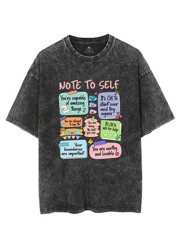 Note to self VINTAGE GYM SHIRT