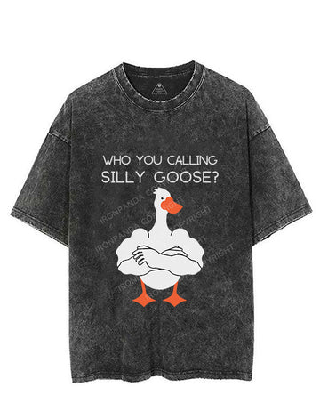 who you calling silly goose Vintage Gym Shirt