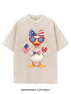 RED, WHITE, AND QUACK! VINTAGE GYM SHIRT