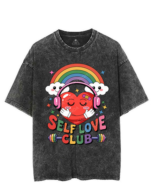 SELF LOVE CLUB VINTAGE GYM SHIRT