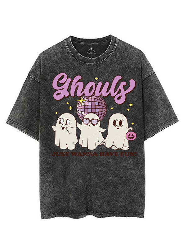 GHOULS JUST WANNA HAVE FUN! VINTAGE GYM SHIRT