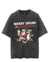 MERRY DRUNK I'M CHRISTMAS VINTAGE GYM SHIRT