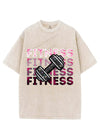 FITNESS GIRL VINTAGE GYM SHIRT
