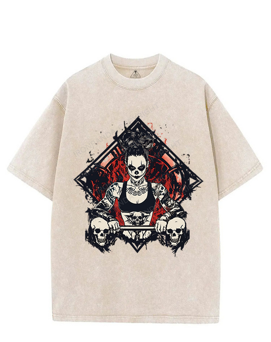 HEAVY LIFTS, DARK VIBES VINTAGE GYM SHIRT