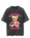 LEG DAY SURVIVOR VINTAGE GYM SHIRT