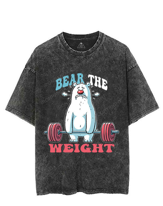 BEAR THE WEIGHT! VINTAGE GYM SHIRT