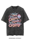 NOT SLIM KINDA SHADY VINTAGE GYM SHIRT