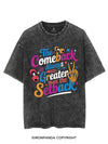 THE COMEBACK IS ALWAYS GREATER THAN THE SETBACK VINTAGE GYM SHIRT